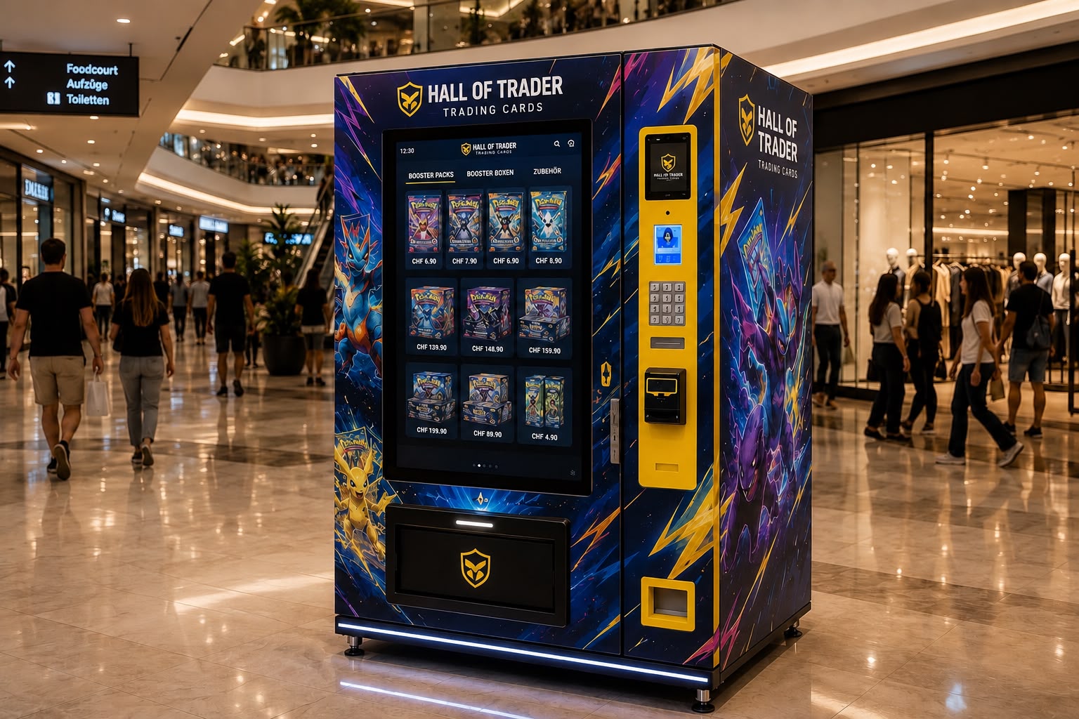 Automaten für Sammelkarten und Trading Cards